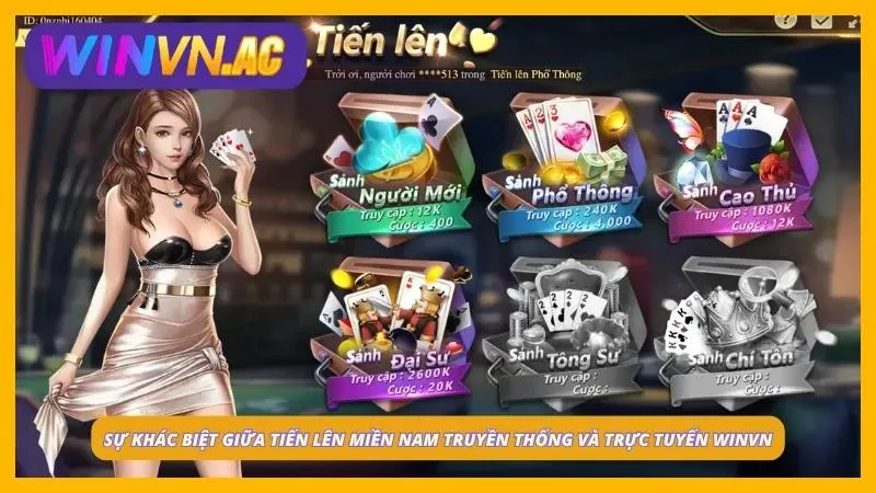Giới thiệu tổng quan về sự khác biệt giữa truyền thống và trực tuyến khi chơi tiến lên